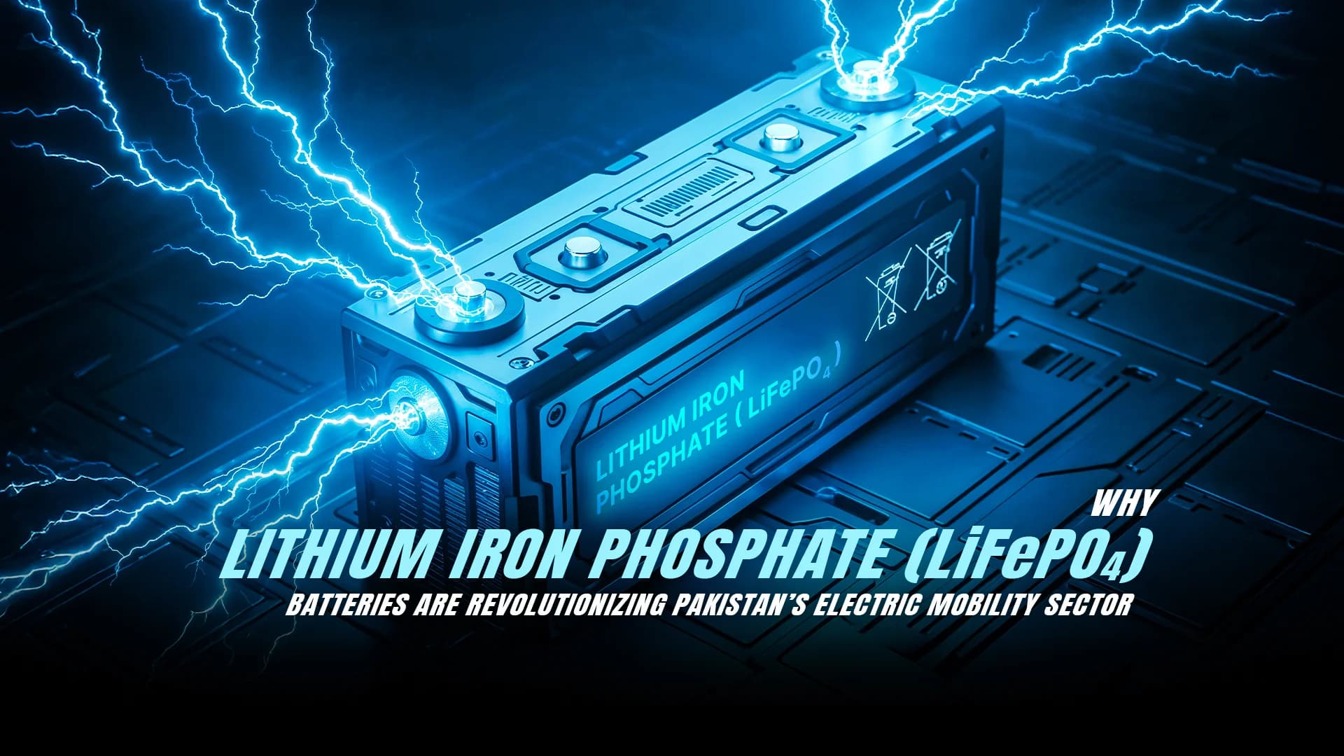 Why Lithium Iron Phosphate (LiFePO₄) Batteries Are Revolutionizing Pakistan’s Electric Mobility Sector