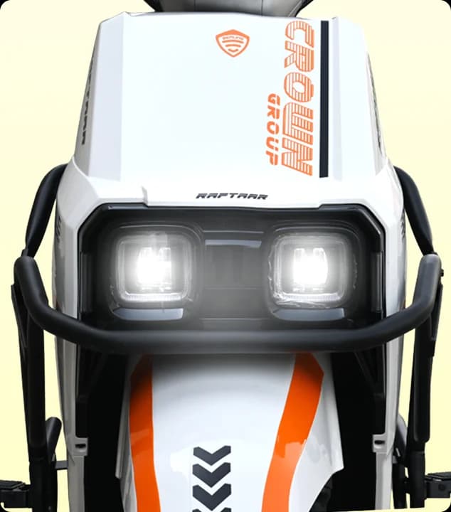 Striking Front Look with Square LED Lights