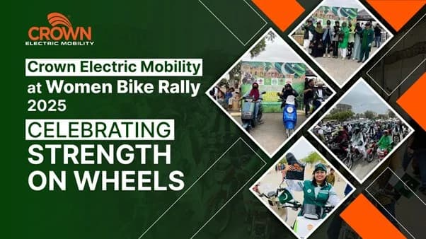 Crown Electric Mobility at Women Bike Rally 2025: Celebrating Strength on Wheels