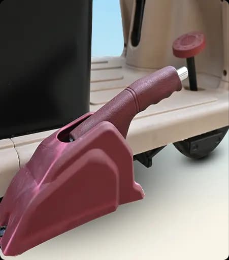 Integrated Parking Handbrake with Ergonomic Grip