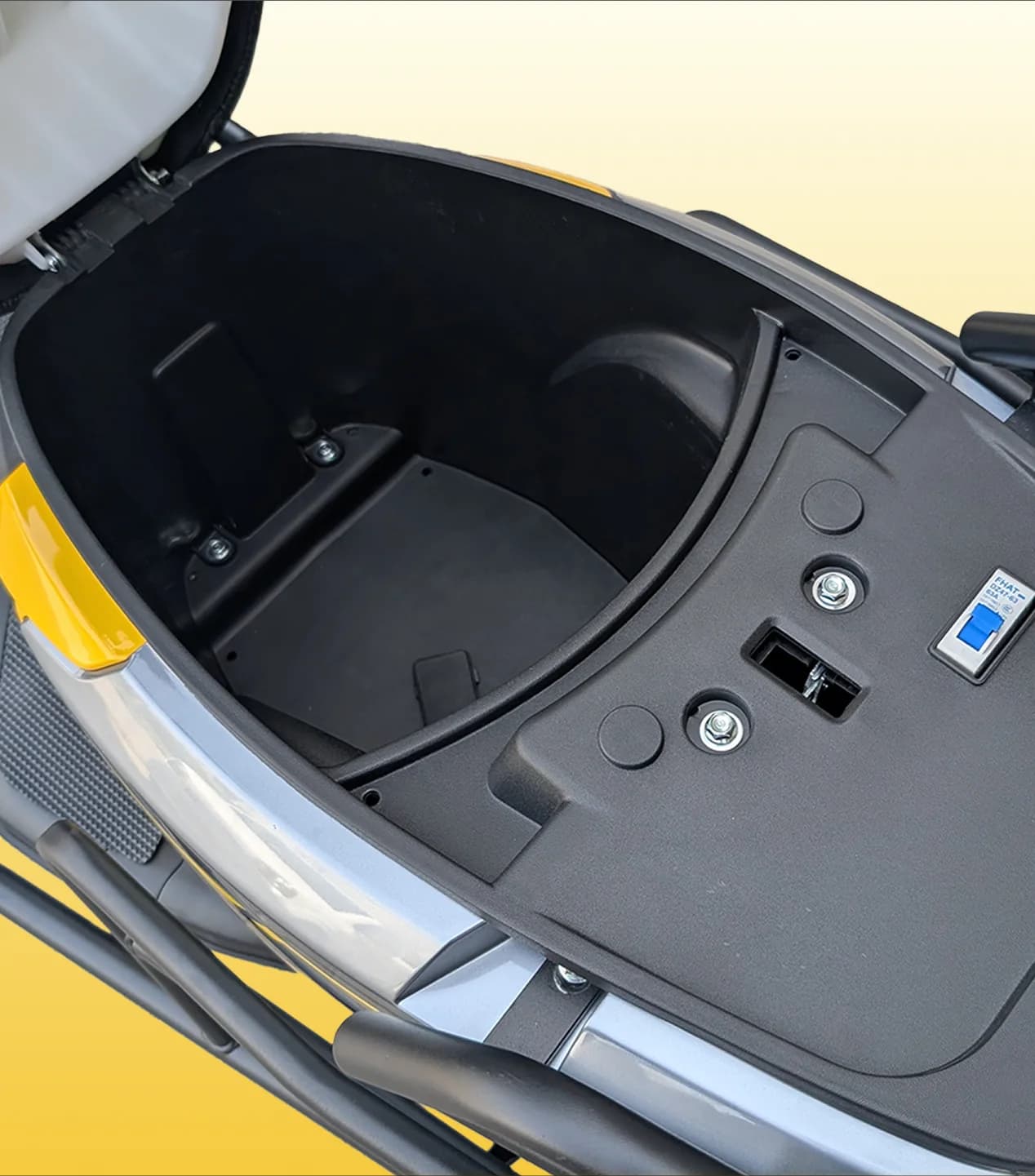 Spacious Under-Seat Storage