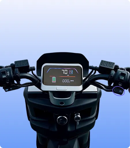 Ergonomic Handlebar & Advanced Digital Display
