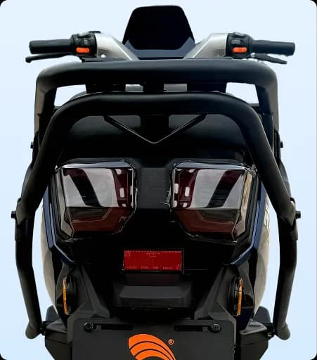 Bold Rear Design with LED Lights
