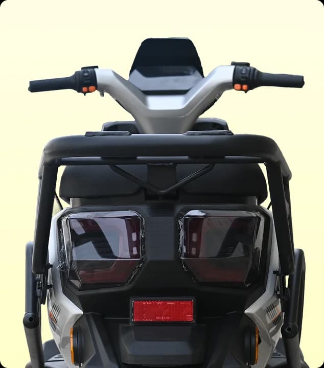 Bold Rear Design with LED Lights