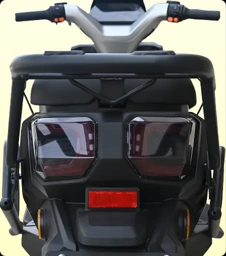 Bold Rear Design with LED Lights
