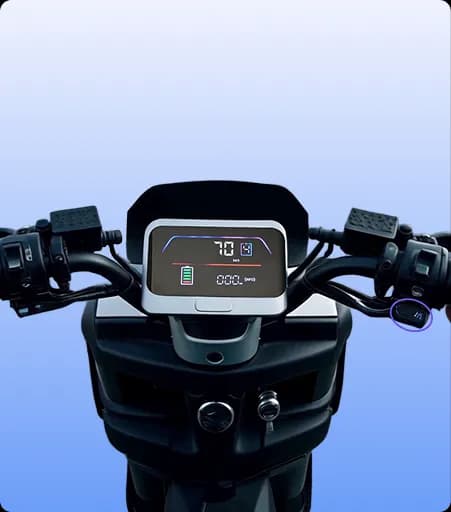 Ergonomic Handlebar & Advanced Digital Display