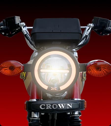 Iconic Presence: Circular LED Headlight